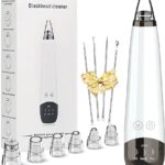 Electric Facial Vacuum Pore Cleaner | Hot Compress Blackhead Remover for Deep Cleansing & Acne Care
