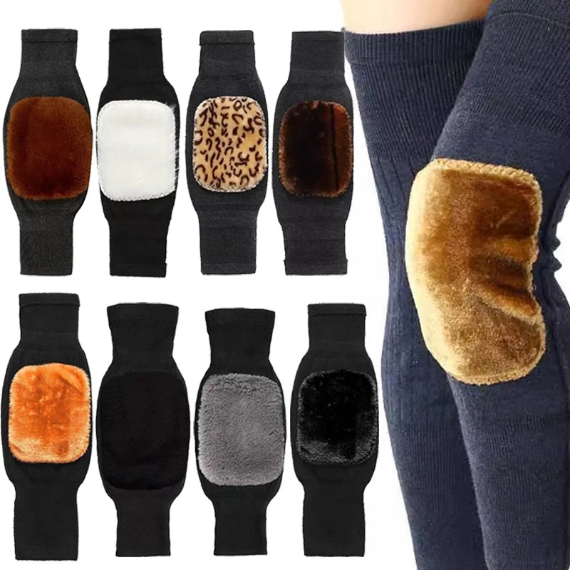 Woolen Knee Warmer Pads for Men & Women | Stylish & Versatile | Random Colors