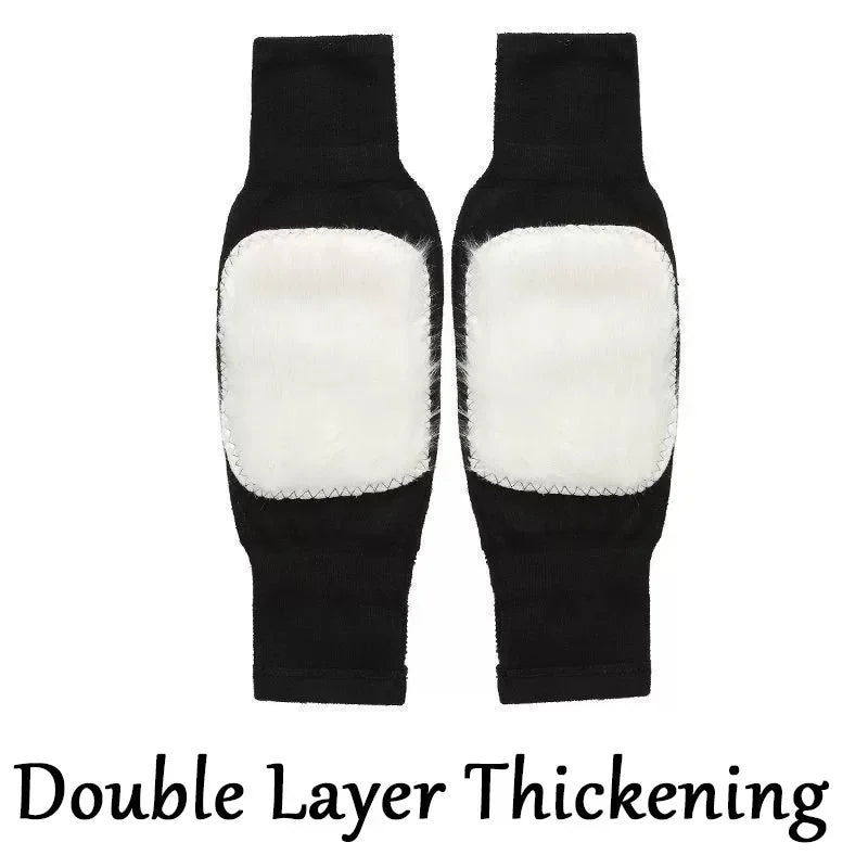 Woolen Knee Warmer Pads for Men & Women | Stylish & Versatile | Random Colors