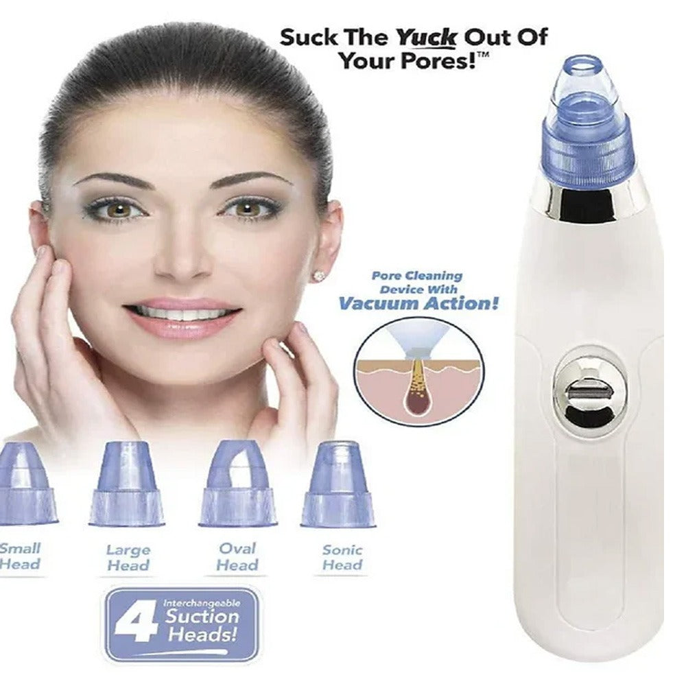 Derma Suction Pore Cleaner – Deep Facial Cleansing Vacuum Device (Battery Operated)